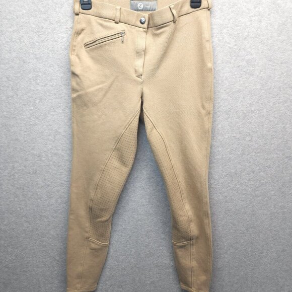 Horze Pants - Horze Womens Breeches Equestrian Horse Riding Safari Khaki Stretch 26 Pants